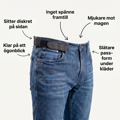 Buckless™ Komfortbälte för hela dagen