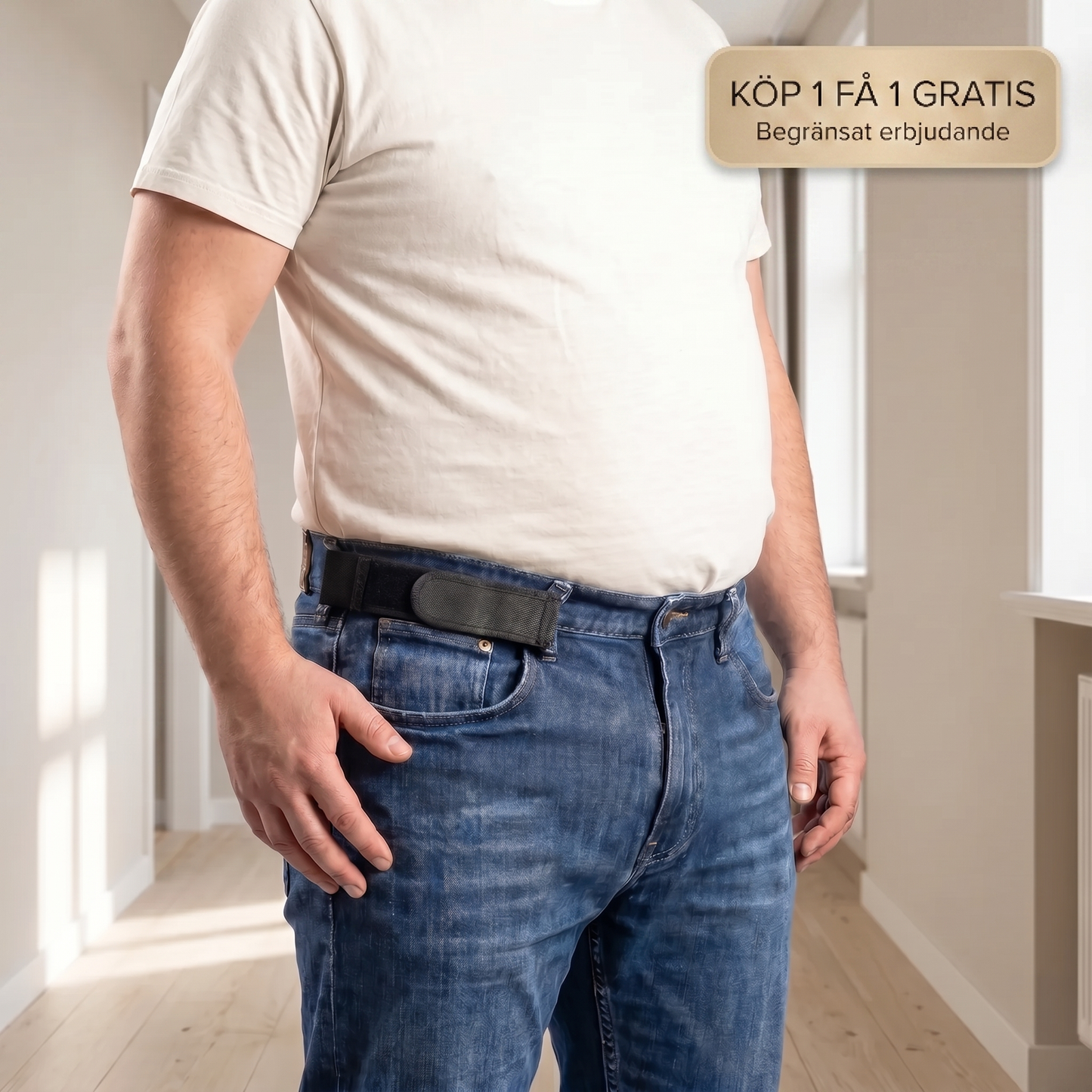 Buckless™ Komfortbälte för hela dagen